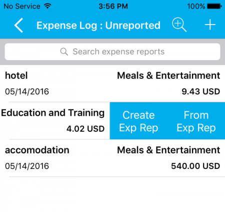 unreported expense