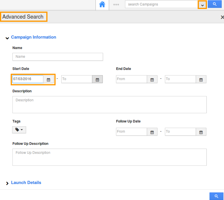 advanced search