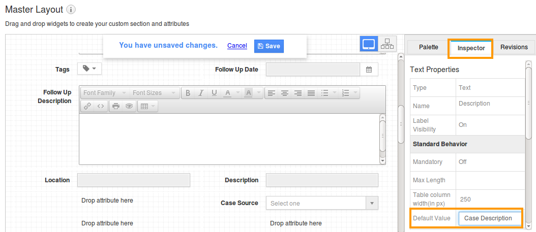 How do I set Default Value for the Text Box in CRM apps?
