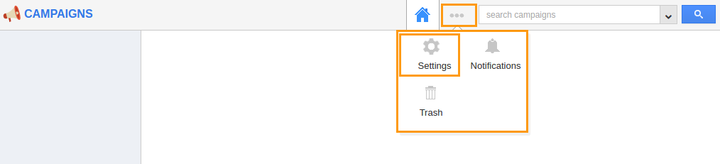 campaigns settings