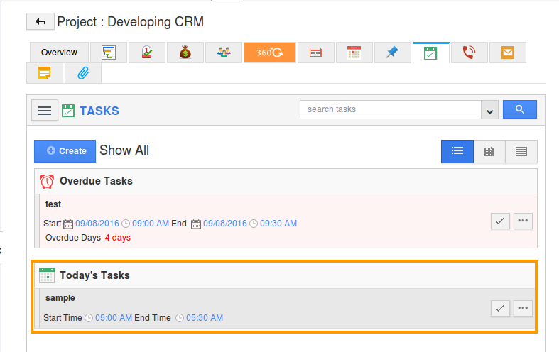 create task