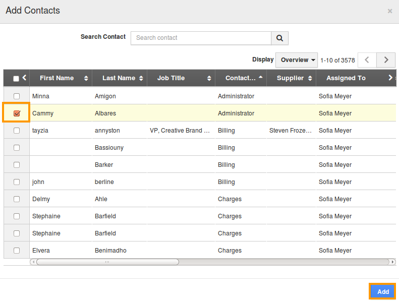 How do I Add Contacts in Project? | Apptivo FAQ