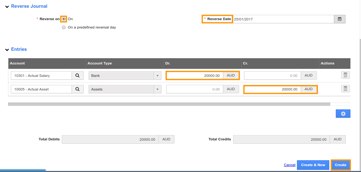 How do I Reverse Journals in Ledger App? Apptivo FAQ