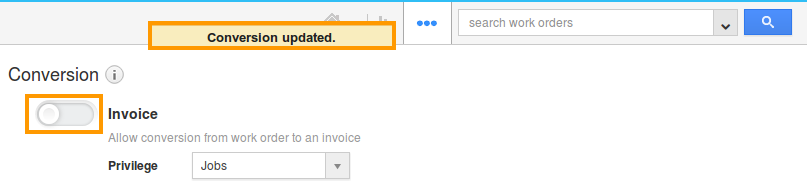 toggle off conversion