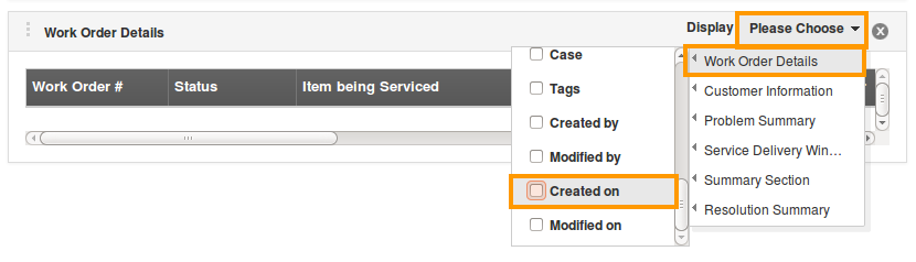unchecking fields