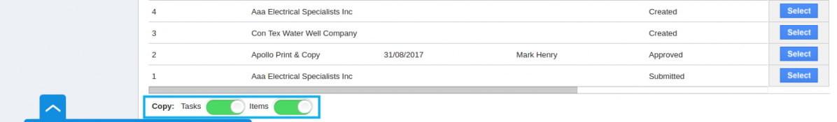 Enable toggle