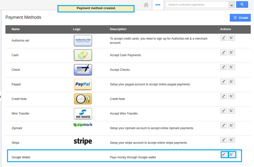edit payment method