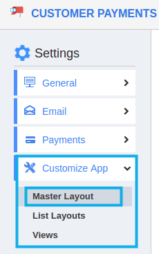 master layout