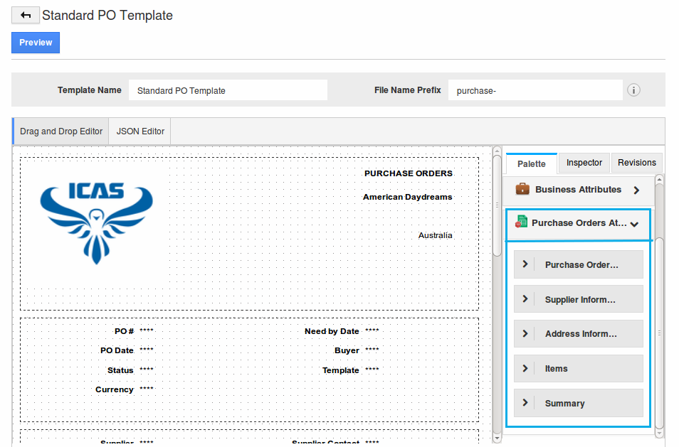 purchase order pdf template