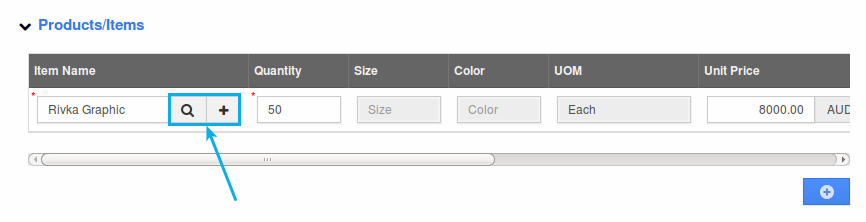 item selection