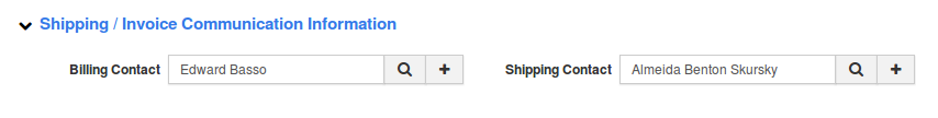 shipping info