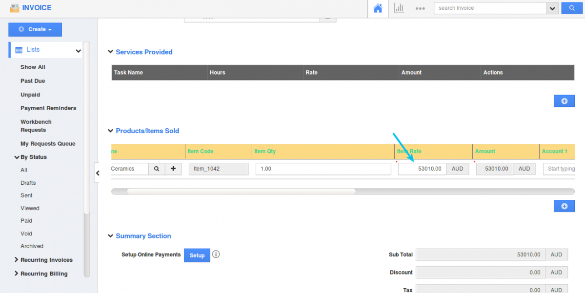 rate changed rate changed