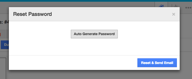 click auto generate password option