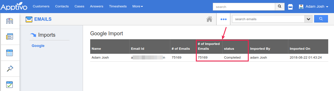 completed status completed status