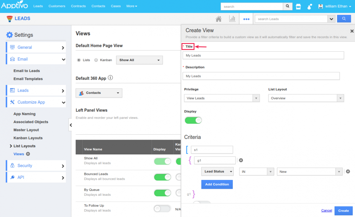 enter custom view title enter custom view title