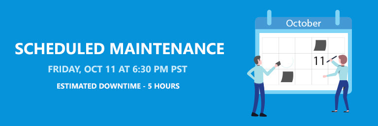 Rescheduled Maintenance