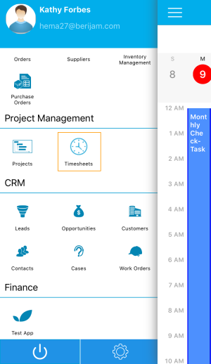 TimeSheets App