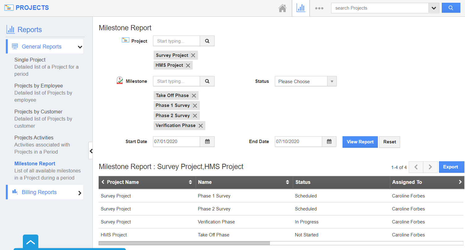 Increased Accountability with Reports