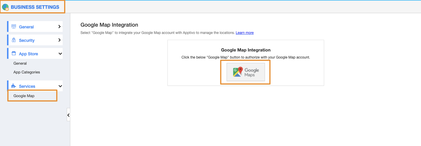 Google Map Integration